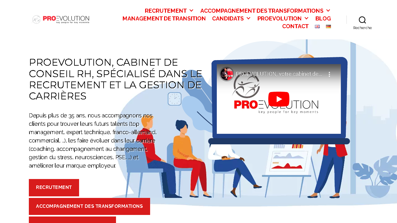 Capture d'écran de http://www.proevolution.pro/ 